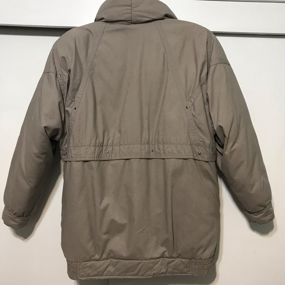 j.gallery REAL down vintage puffer jacket/coat, womens Large, like new! - Picture 3 of 5